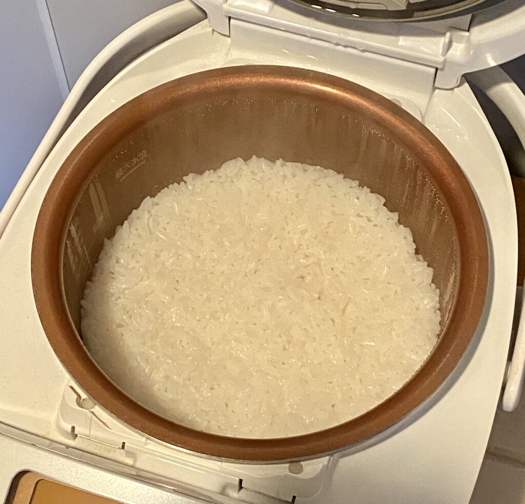 おぼろづき　無洗米　炊飯後