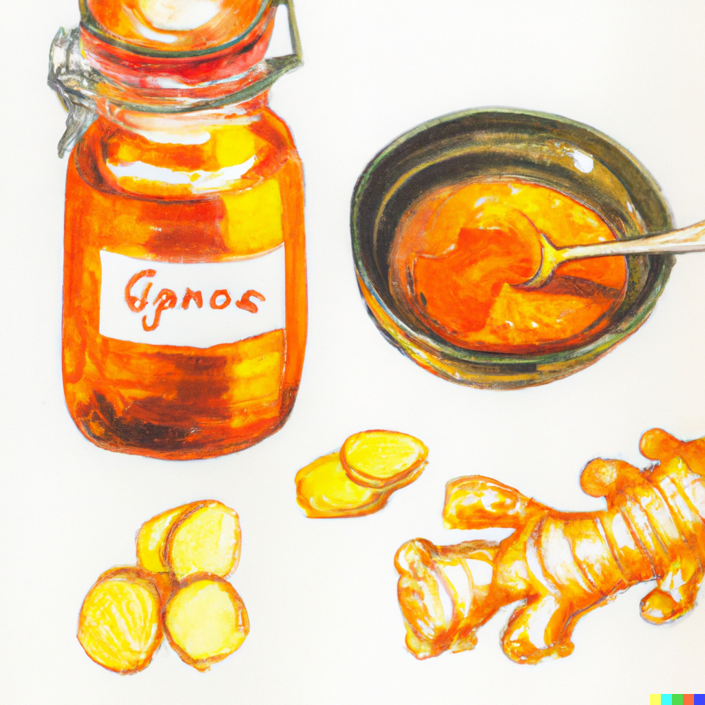 蜂蜜漬け生姜シロップ